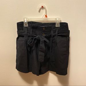 [SOLD] Abercrombie black paperbag shorts